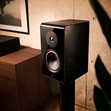 lifestyle image showing Yamaha NS-800A Speaker and R-N1000A Network Receiver