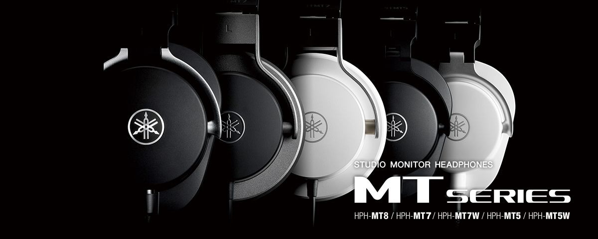 Yamaha MT Series headphones lifestyle photo banner